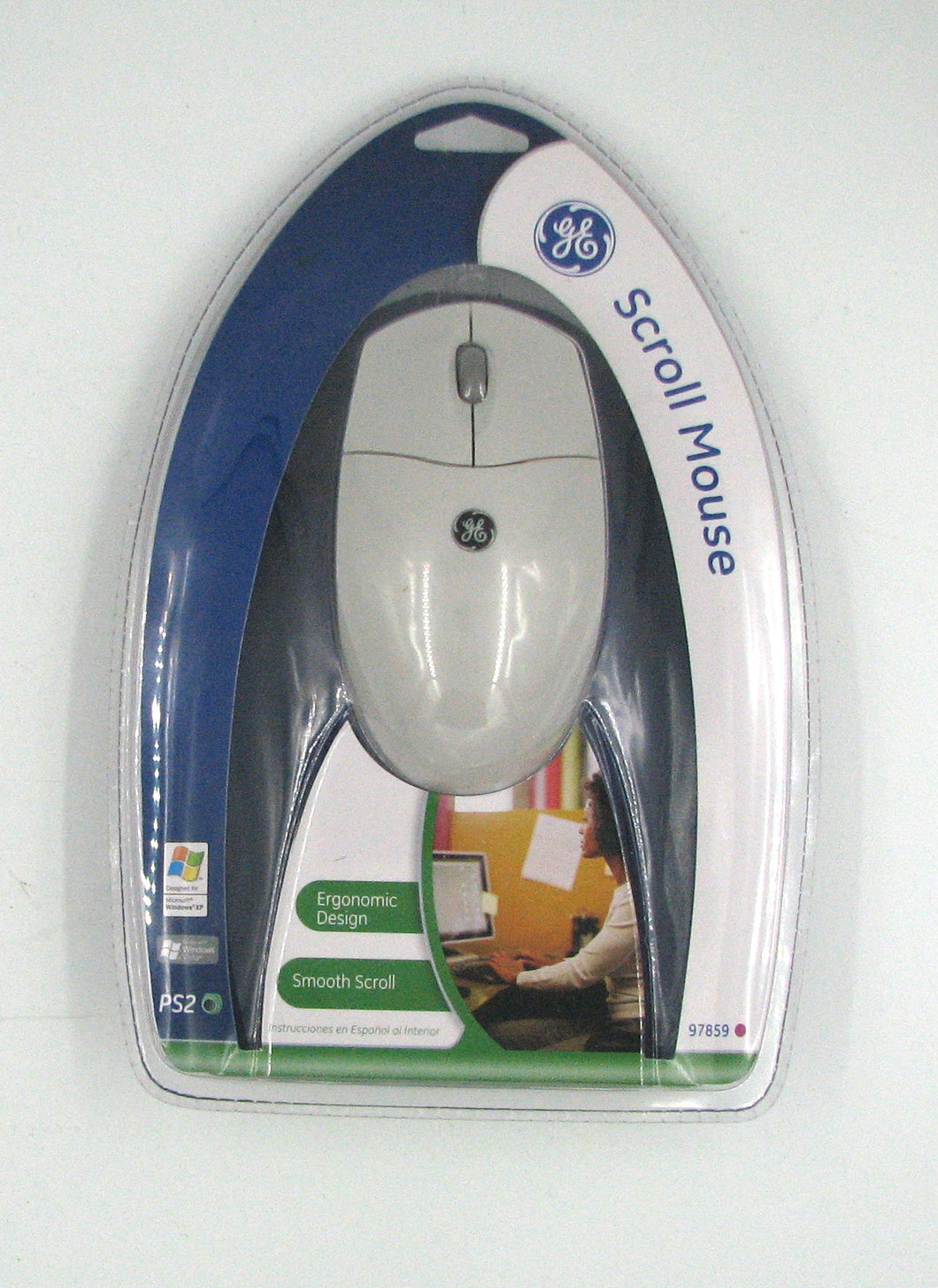 GE Scroll Wheel Ball Mouse - PS/2 interface