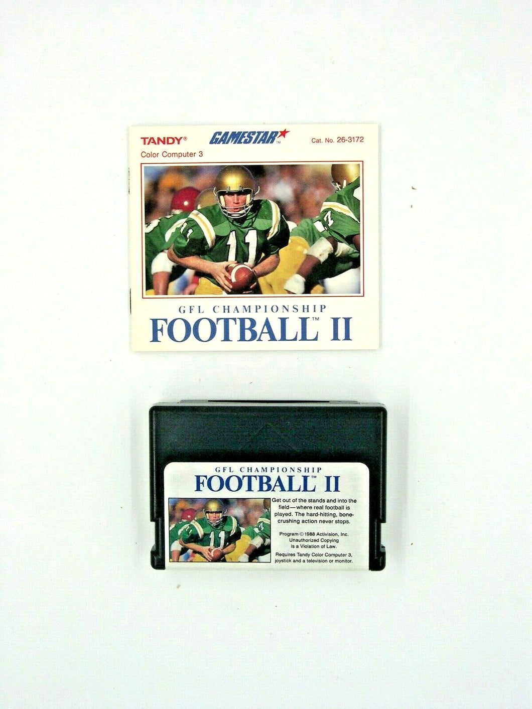 Tandy Color Computer 3 ROMPak - GFL Football 26-3172 (new,open)